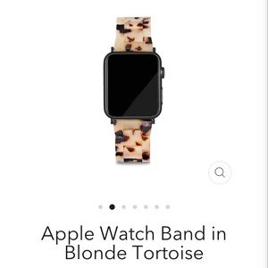 Machete Blonde Tortoise Apple 38-41m Watchband, Rose Gold hardware